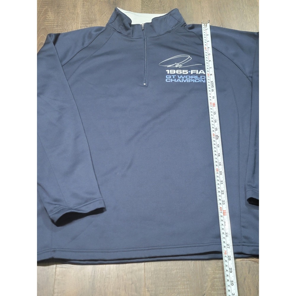 Sport-Tek 1965 FIA GT World Champion Navy Blue Quarter Zip Pullover Mens XL